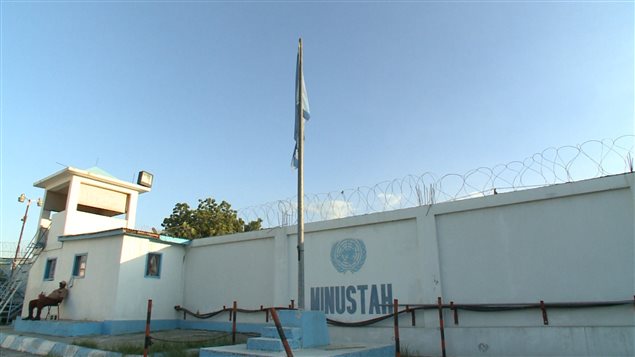 Sede la MINUSTAH en Haití.
