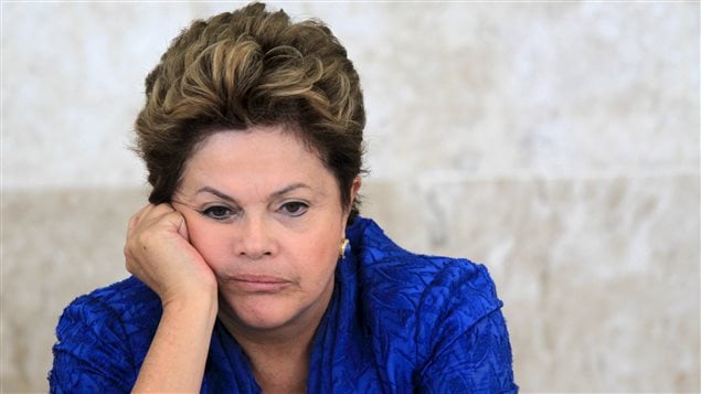 Dilma Rousseff, présidenta de Brésil en 2013.