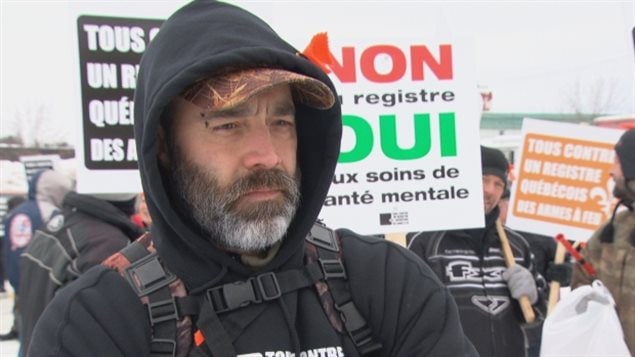 Feb 27, 2016:Patrick Rochon was one of dozens of protesters who gathered outside the office of the Quebec minister of justice in Maniwaki to oppose a proposed provincial long-gun registry. During public consultation into the propsed bill, Quebec Liberal Minister of security labelle those peacefully opposed to the registry as *anarchistes*