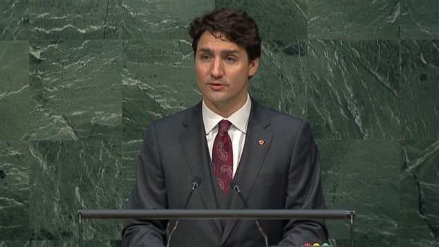 Justin Trudeau à l’ONU