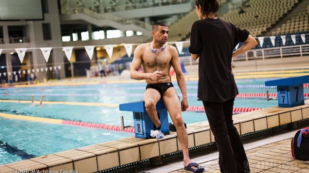 El atleta paralímpico Ibrahim Al-Husseini