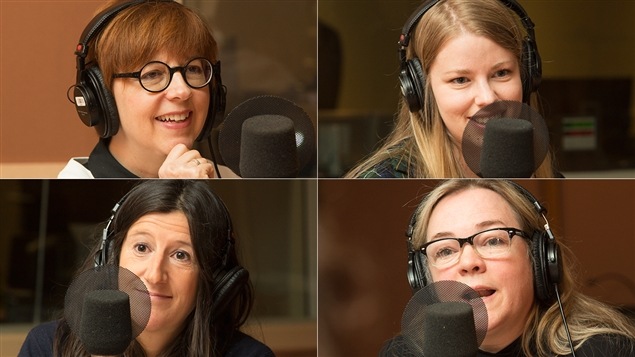 De gauche à droite et de haut en bas : Chantal Lamarre, Judith Lussier, Olivia Lévy et Marcia Pilote De gauche à droite et de haut en bas : Chantal Lamarre, Judith Lussier, Olivia Lévy et Marcia Pilote