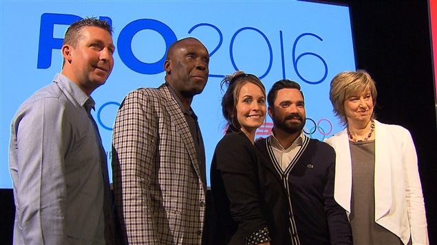 Éric Lucas, Bruny Surin, Annie Pelletier, Alexandre Despatie et Marie-José Turcotte Éric Lucas, Bruny Surin, Annie Pelletier, Alexandre Despatie et Marie-José Turcotte