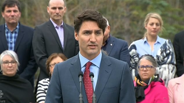 Canadian Prime Minister Justin Trudeau speaking in Calgary after a Liberal cabinet retreat said Canada will not pay ransoms, and he and British P.M. daivid Cameron will try to get international consensus on the policy