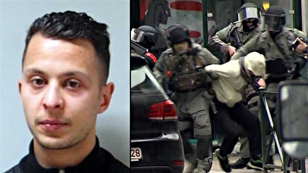 Salah Abdeslam en el momento de su detención.