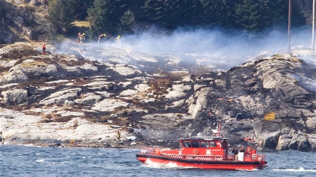 Accidente de helicóptero en Noruega