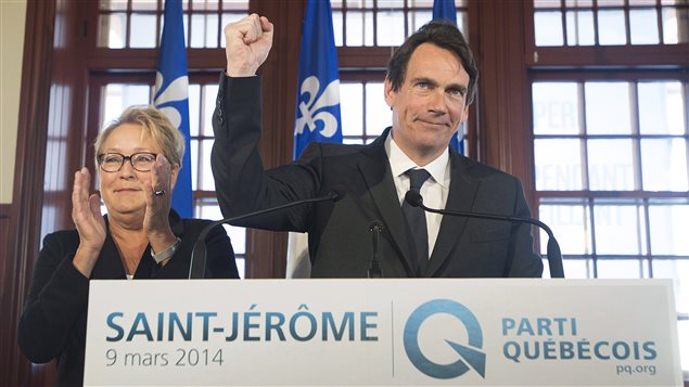 Pierre Karl Péladeau annonce sa candidature pour le PQ dans Saint-Jérôme