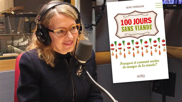 Aline Perraudin, auteurs de <em>100 jours sans viande : pourquoi et comment arrêter la viande?</em> Aline Perraudin, auteurs de <em>100 jours sans viande : pourquoi et comment arrêter la viande?</em>