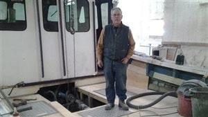 Mr. Louis Duguay of Shemogue New Brunswick, continuing the long tradition of wooden fishing boat building, but at age 70, he’s concerned he may be among the last to continue the tradition.