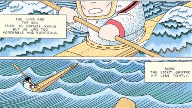 Planche de la bande-dessinée d’Arctic Comics