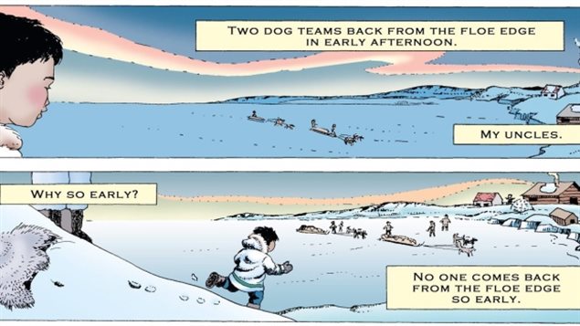 On Waiting, award-winning Inuit author Michael Kusugak (Baseball Bats for Christmas, The Shaman) and landscape artist Susan Thurston Shirley’s tale of a poignant and poetic episode from his early life at the edge of the world.