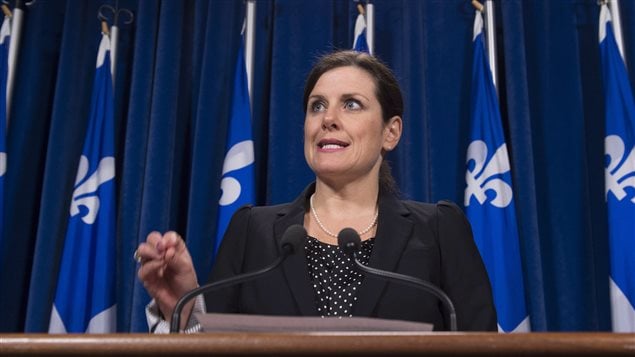 La ministra de Justicia de Quebec, Stéphanie Vallée