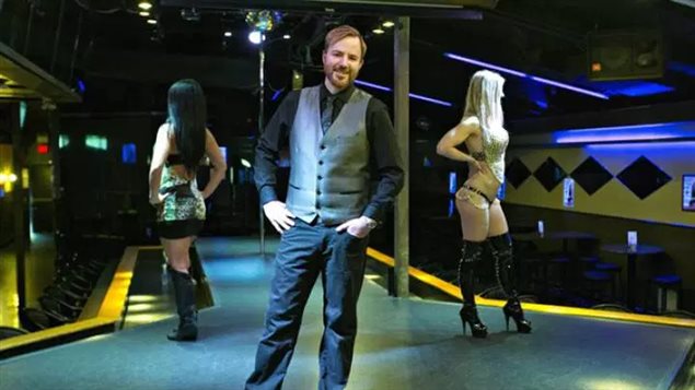 General Manager of ilovestrippers.com Chris Round pictured in Edmonton, Alt...