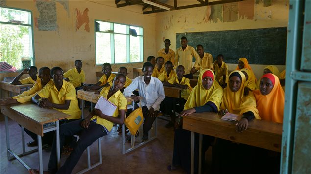  Children at Wadajir primary school - one of the primary schools run by CARE in Dagahaley camp, Dadaab. The school has 1,762 pupils (755 girls) and 28 (refugee) teachers. CARE / Lucy Beck