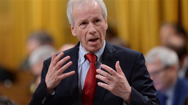  Foreign Affairs Minister Stephane Dion responds to a question during question period in the House of Commons on Parliament Hill in Ottawa on Tuesday, May 3, 2016. 