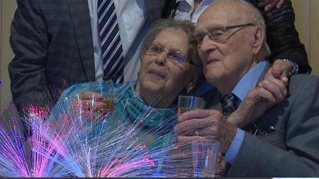 Irène Thibeault et Léo Pinel, les tourtereaux de 92 et 99 ans