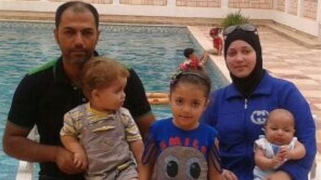 Mira (centre) is believed to be the only one of her immediate family who survived the sinking of their boat between Libya and Italy. 