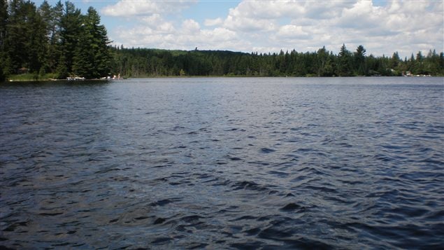 Canoe Lake, Algonquin Park, Ontario. showing the area where Thomson’s body was found July 1917 and where a century of rumour, myth, innuendo, and veiled accusations of foul play began.