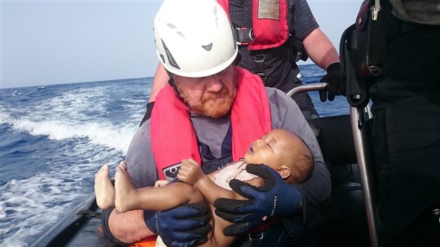 Un niño refugiado ahogado en el Mediterráneo