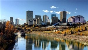 Le centre-ville d’Edmonton 
