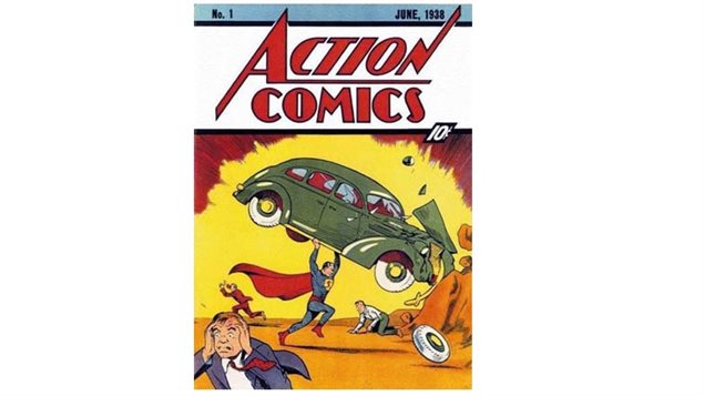 Co-created by Canadian-born Joe Shuster, Superman first appeared in comic book form in the June 1938 first edition of a new comic book, Action Comics. It is the most valuable comic for collectors.