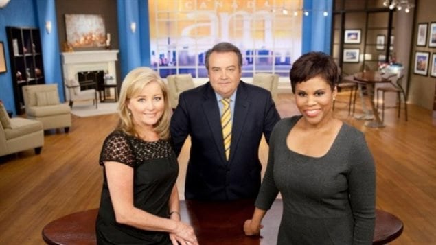 Canada AM hosts Beverly Thomson, left, and Marci Ien, right, will stay with CTV’s parent company Bell Media, while Jeff Hutcheson will retire following the show’s final episode Friday. 
