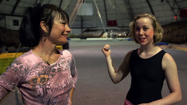 Dolly and Khera- training the next generation of aerialists in the tradition circus