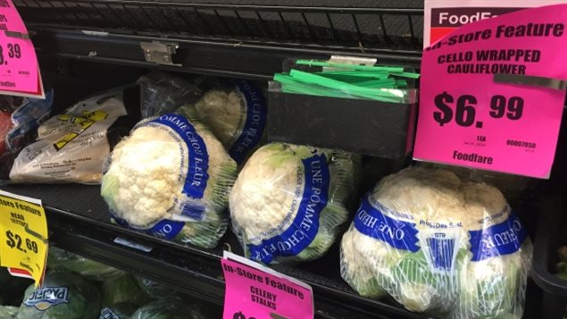 The price of cauliflower jumped to $8 in December 2015. People were so shocked that they stopped buying it even when the price dropped.