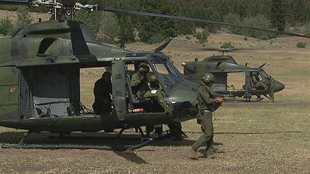 Hélicoptère de type Griffon de l’Armée canadienne