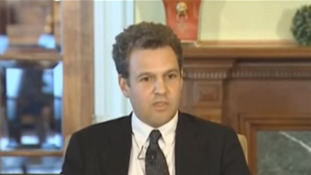 In this still image taken from a Youtube video Roland Paris analyzes the Harper government’s foreign policy in June 23, 2014.