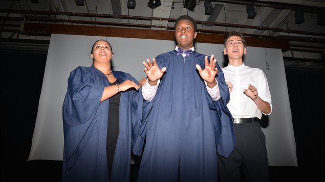 Des jeunes de l'école secondaire Père-Marquette Des jeunes de l'école secondaire Père-Marquette