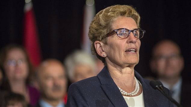 Kathleen Wynne, primera ministra de la provincia de Ontario.