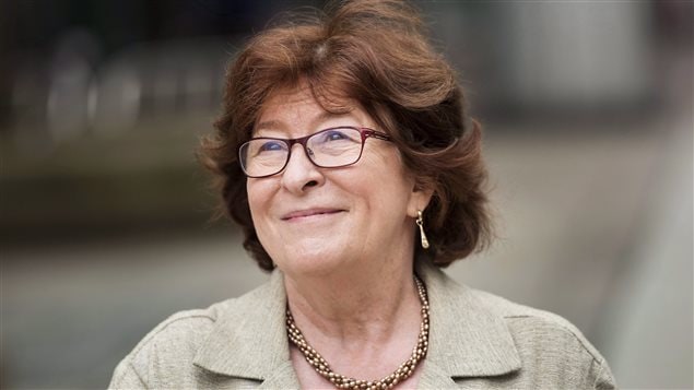  Louise Arbour, former Justice of the Supreme Court of Canada and the United Nations High Commissioner for Human Rights, smiles after having her star unveiled on Canada’s Walk of Fame in Toronto on Monday, June 8, 2015. 