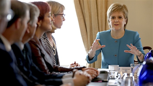 La primera ministra de Escocia, Nicola Sturgeon.
