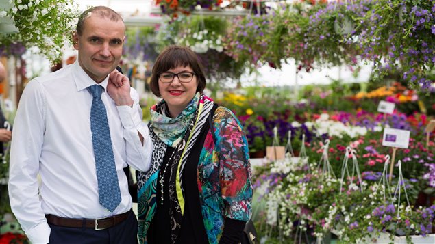  Eliza Reid and her husband, Gudni Johannesson are shown in this handout image during his campaign in Iceland. 
