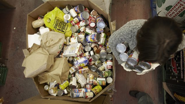 About 900,000 Canadians use food banks every month. One-third are children.