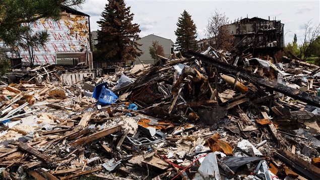 Thousands of homes were destroyed when wildfires ripped through fort McMurray.