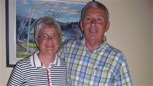 Sandy and Julia MacDougald keepers of the heritage cattle breed *Lincoln Red* on their Milrae Farm on Prince Edward Island