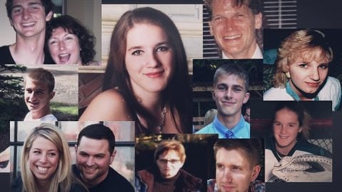 Montage de victimes de surdoses mortelles causées par le fentanyl.