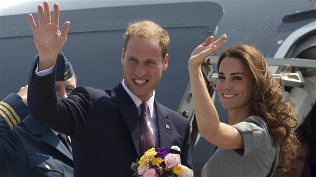  Prince William and Kate, the Duke and Duchess of Cambridge, wave as they board their plane as they leave Ottawa, Ontario, en route to Montreal during their Royal Tour of Canada Saturday, July 2, 2011. 