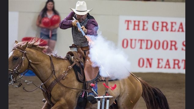 The relatively recent sport of ’cowboy shooting’ is big draw, speed, skill, and noise in intense competition 