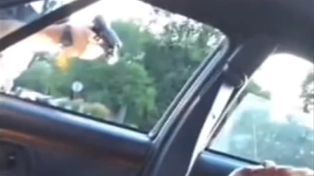 Imagen tomada del video publicado por la compañera de Philando Castile.