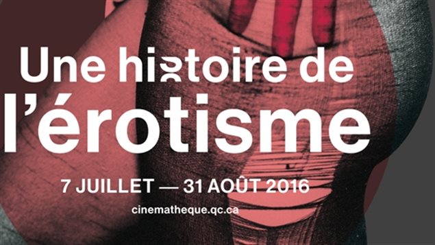 Afiche de la muestra Una historia del erotismo 