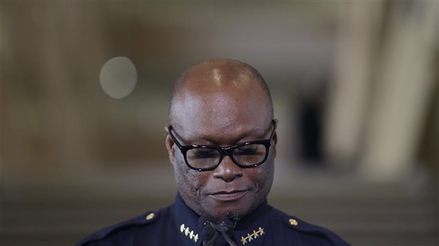David Brown, jefe de la policía de Dallas. 