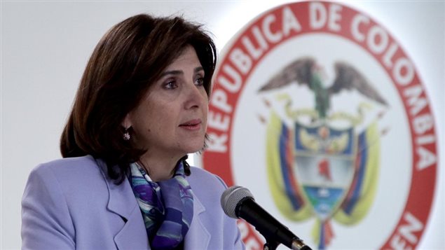 María Ángela Holguín, ministra de Relaciones Exteriores de Colombia.