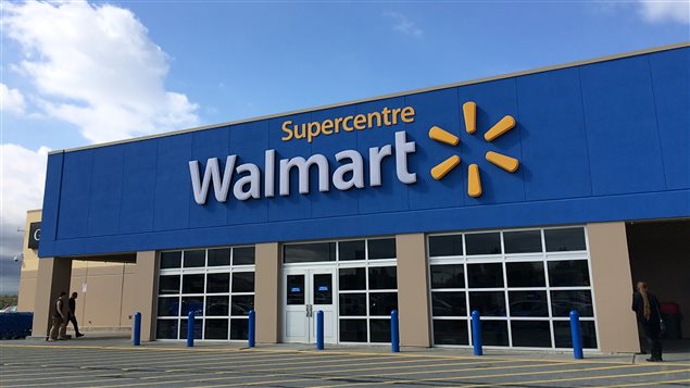 Un tienda de Walmart en Canadá