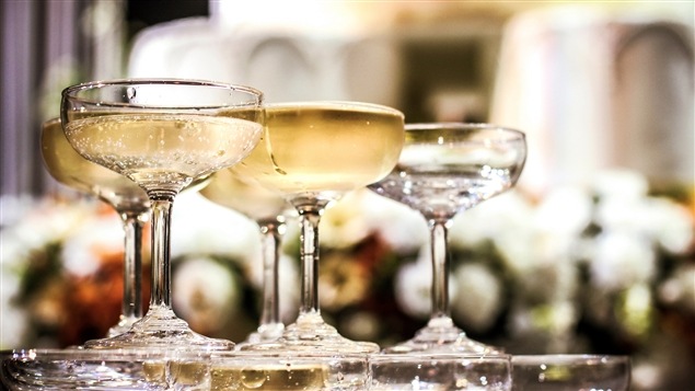Quelques coupes de vin pétillant Quelques coupes de vin pétillant