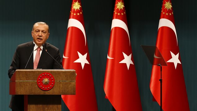 الرئيس التركي رجب طيب أردوغان