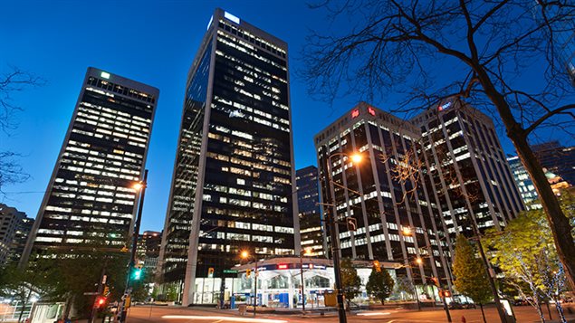 由安邦集团买下的温哥华Bentall Centre