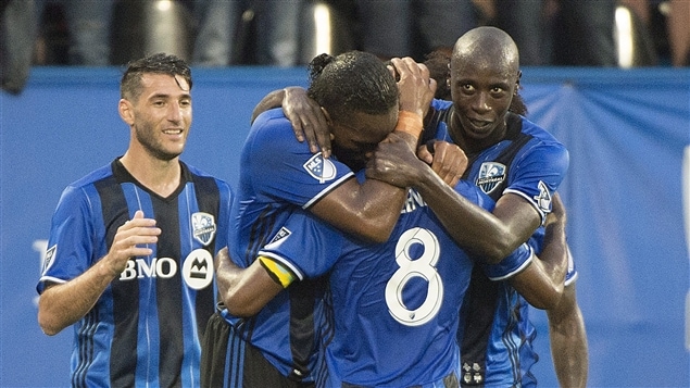 Ignacio Piatti, Didier Drogba, Patrice Bernier y Hassoun Camara.